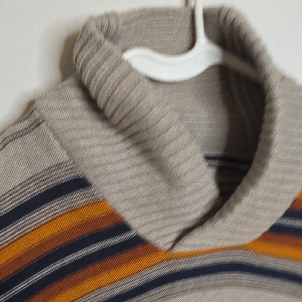 Sun + Stone Multicolor Striped Turtleneck Sweater - Picture 3 of 6